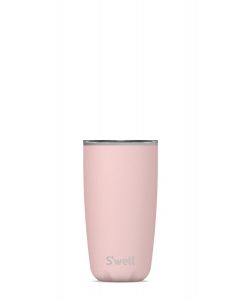 Pink Topaz 18 oz Tumbler with Lid